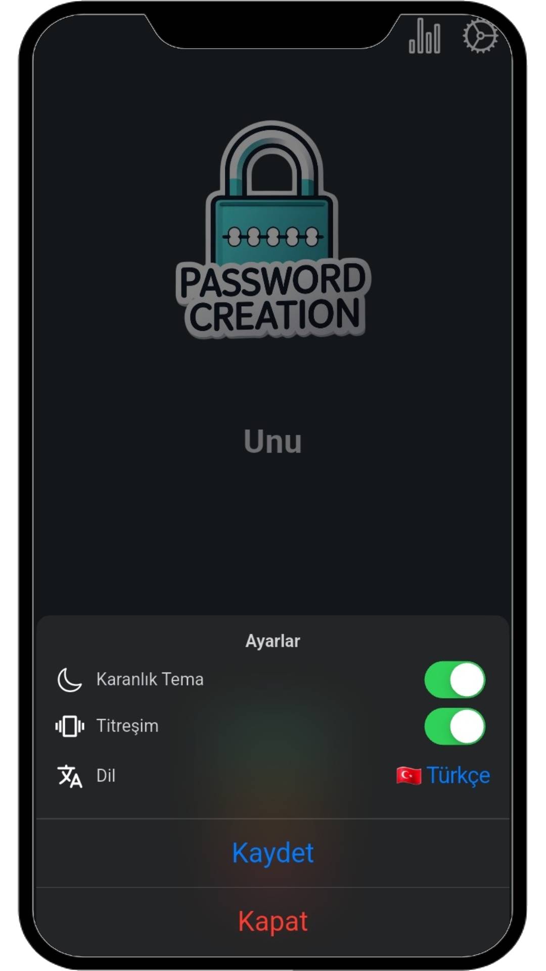 Password Creation - Görsel 3